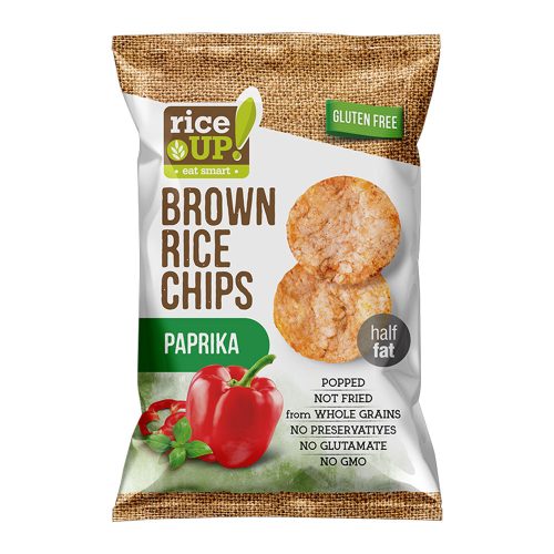 Rice Up rizs chips paprika ízű - 60g