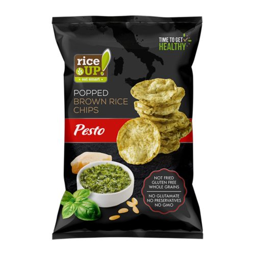 Rice Up rizs chips pesto ízű - 60g