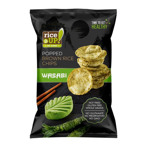 Rice Up rizs chips wasabi ízű - 60g