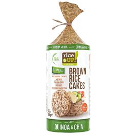 Rice Up puffasztott rizs szelet chia magos & quinoás - 120g