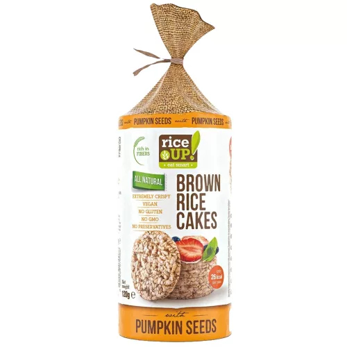 Rice Up puffasztott rizs szelet tökmagos - 120g