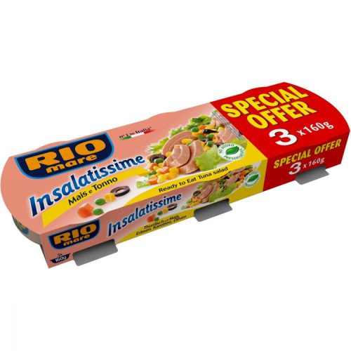 Rio Mare insalatissime tonhalsaláta kukoricás 3x160g - 480g