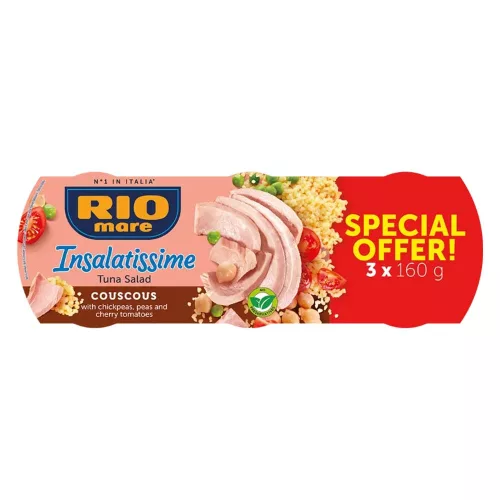 Rio Mare insalatissime tonhalsaláta kuszkusz 3x160g - 480g