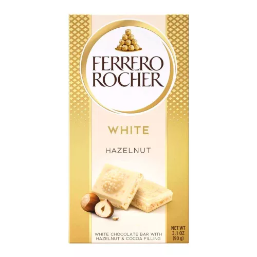 Ferrero rocher mogyorós fehér táblás csokoládé - 90 g