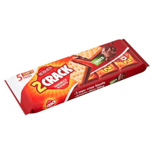 Roshen 2Crack csokoládékrémmel töltött keksz - 190g