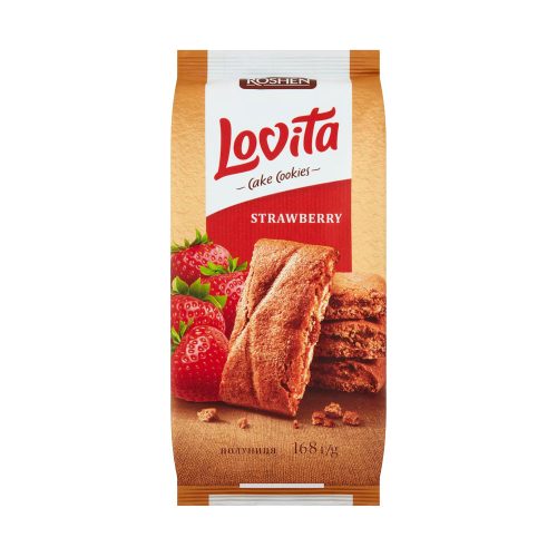 Roshen Lovita Cake Cookies epres teasütemény - 168g