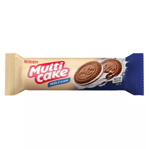 Roshen Multicake tejes krémmel töltött keksz - 180g