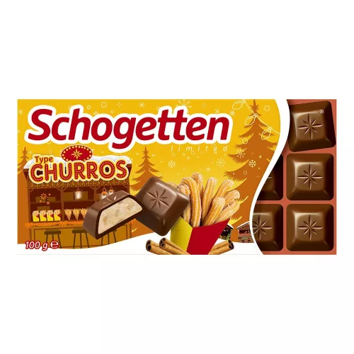 Schogetten Tejcsokoládé Churros - 100g