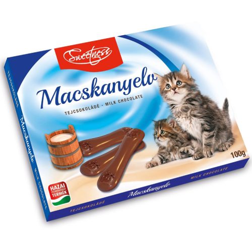 Sweetness macskanyelv tejcsokoládé - 100g