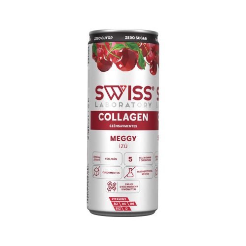 Swiss Laboratory Collagen meggy szénsavmentes üdítőital - 250ml