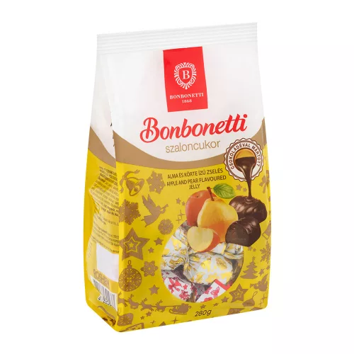 Bonbonetti Szaloncukor almás és körtés ízű étcsokoládéval - 280g