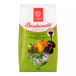   Szaloncukor étbevonóval mangó-tök alma-fahéj íz Bonbonetti - 280g