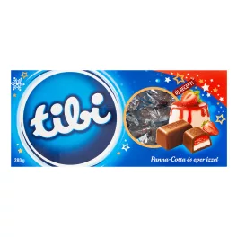   Tibi szaloncukor tejcsokoládé epres panna cotta ízű krémmel - 280g