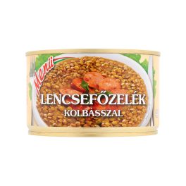 Menü lencsefőzelék kolbásszal - 400g