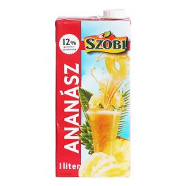 Szobi Ananász ízű üdítőital 12% - 1000Ml