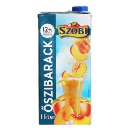 Szobi Őszibarack ízű üdítőital 12% - 1000Ml