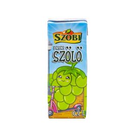 Szobi fehérszőlő ízű üdítőital 12% - 200ml