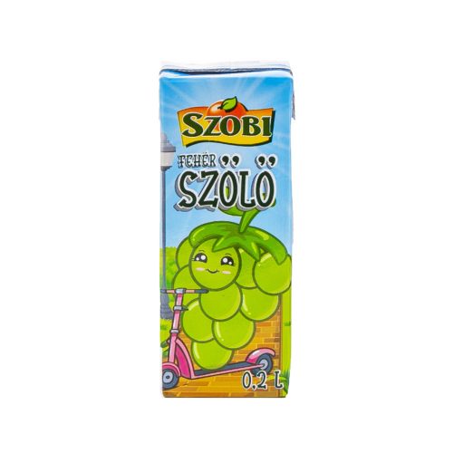 Szobi fehérszőlő ízű üdítőital 12% - 200ml
