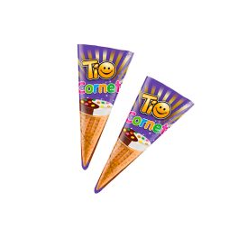   T. Tio Cornet van.és mogyorókrémmel töltött ostyatölcsér