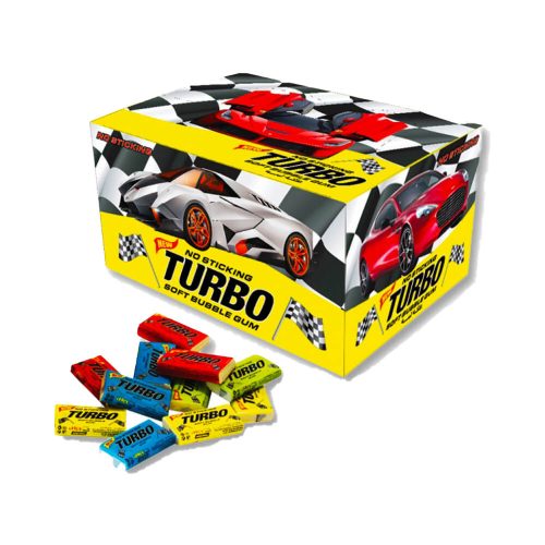 T. Turbo gyümölcs ízű rágó - 100x4,5g