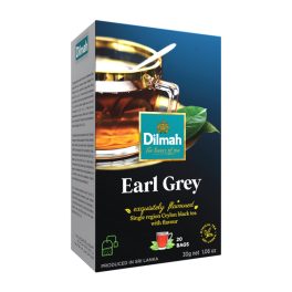   Dilmah Earl Grey fekete tea bergamottal aromazáró dobozban 20x1,5g - 30g