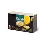 Dilmah Narancs&Gyömbér aromás fekete tea aromazáró dobozban 20x1,5g - 30g