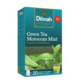   Dilmah Moroccan Mint mentás zöldtea aromazáró dobozban 20x1,5g - 30g