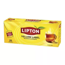 Lipton fekete tea 25 filter yellow label - 50g