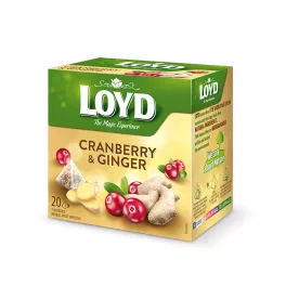 Loyd piramis tea gyömbér-áfonya - 40g