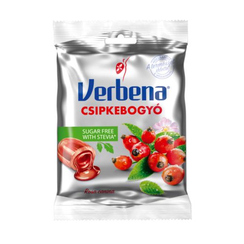 Verbena light cukorka csipkebogyó - 60g