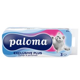   Paloma Exclusive Soft (parfüm) 3 rétegű toalettpapír 10 tekercs