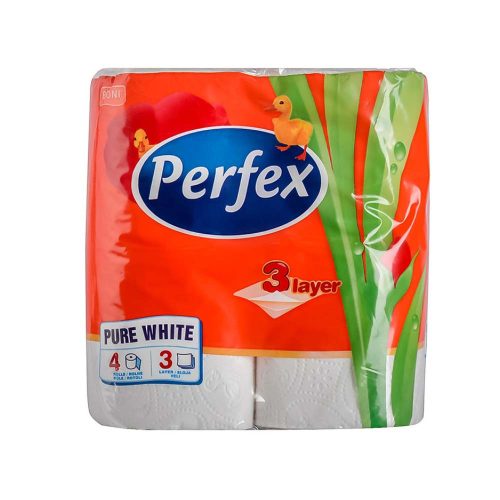 Perfex 3 rétegű toalettpapír 4 tekercs