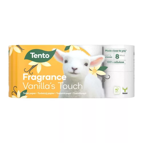 Tento toalettpapír vanília 3 rétegű - 8 tekercs
