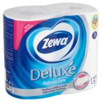 Zewa Deluxe Delicate Care (fehér) 3 rétegű toalettpapír 4 tekercs