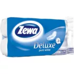 Zewa Deluxe Delicate Care (fehér) 3 rétegű toalettpapír 8 tekercs