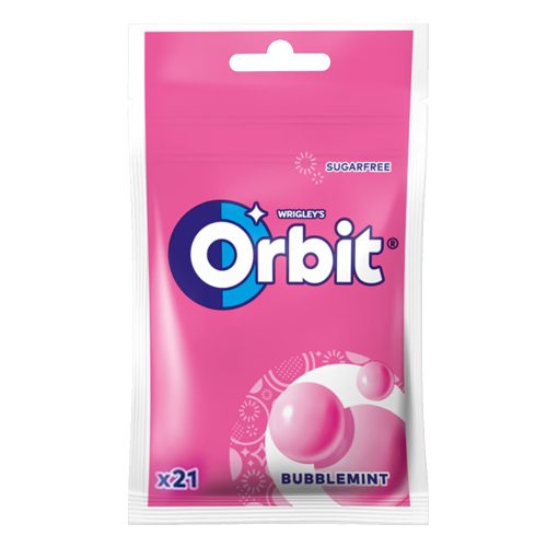 Wrigleys Orbit tasakos drazsé bubblemint (21 db) - 29g
