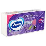 Zewa Deluxe Lavender Dream (levendula) 3 rétegű papírzsebkendő - 90 db