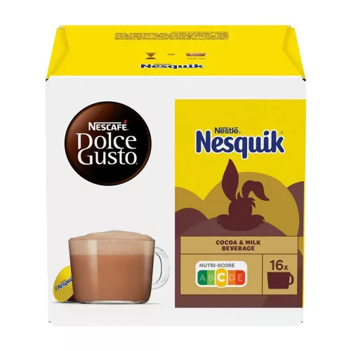 NESCAFÉ Dolce Gusto Nesquik kakaó alapú kapszula tejporral 16 db-256g