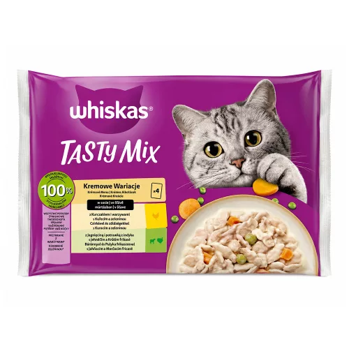 Whiskas alut.4x krémes klasszikus válogatás - 4*85g