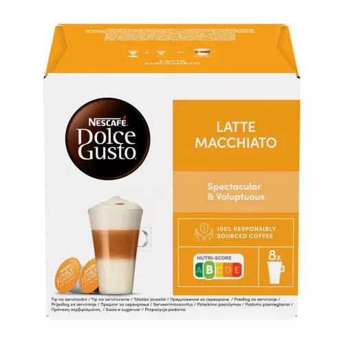 NESCAFÉ Dolce Gusto Latte Macchiato tejes kávékapszula cukorral 16db - 183,2g