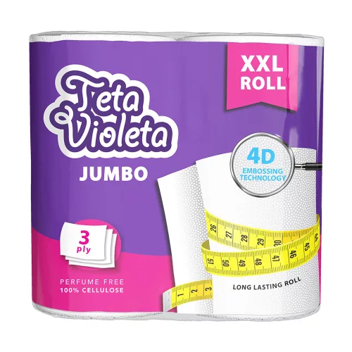 Violeta Jumbo XXL 3 rétegű papírtörlő 2 tekercs