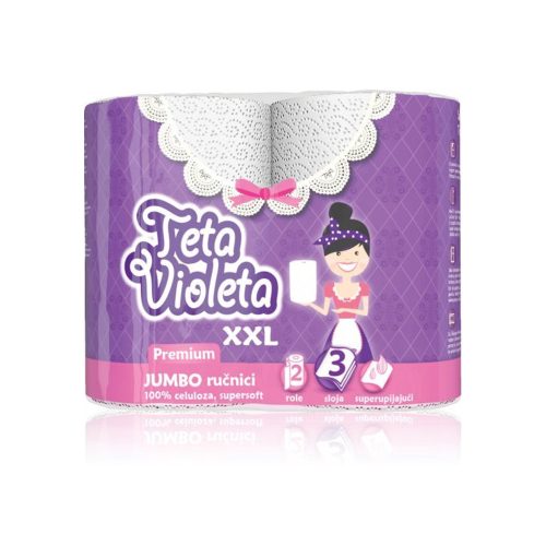 Violeta Jumbo XXL prémium papírtörlő 3 rétegű 2 darabos