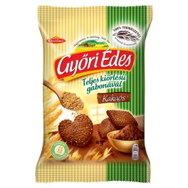   Győri Édes omlós, kakaós keksz teljes kiőrlésű búzaliszttel - 150g