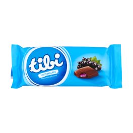   Tibi táblás tejcsokoládé feketeribizli ízű krémmel - 90 g