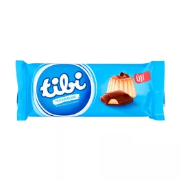   Tibi táblás tejcsokoládé Créme Brulée ízű krémmel - 90 g