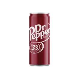   Dr Pepper szénsavas üdítőital cukorral és édesítőszerekkel - 330 ml