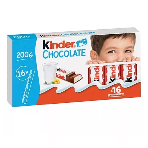 Kinder tejcsokoládé szelet T16 - 200 g
