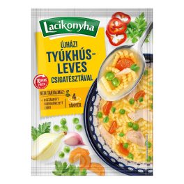   Lacikonyha Újházi tyúkhúsleves csigatésztával 4 tányéros - 65g