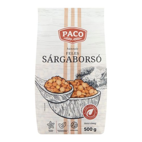 PACO Hántolt sárgaborsó - 500 g