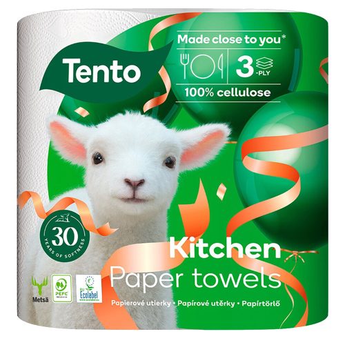 Tento Innovations Kitchen 3 rétegű papírtörlő 2 tekercs